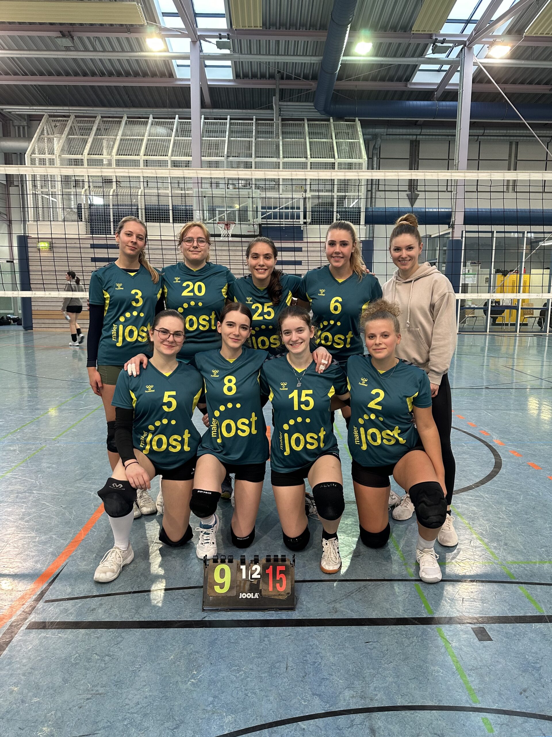 Mannschaftsbild U20 Damen Volleyball