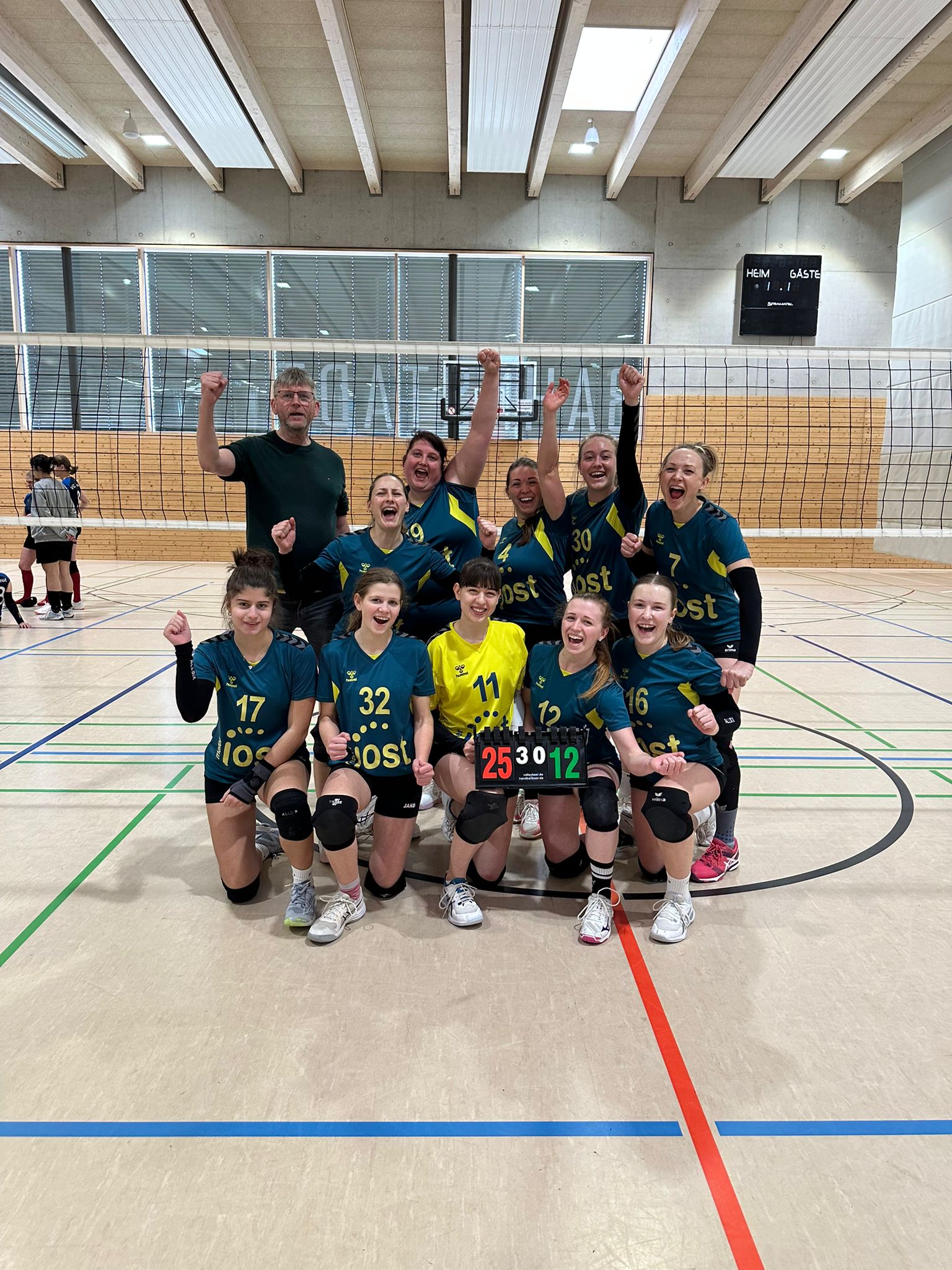 Mannschaftsbild Damen 1 Volleyball