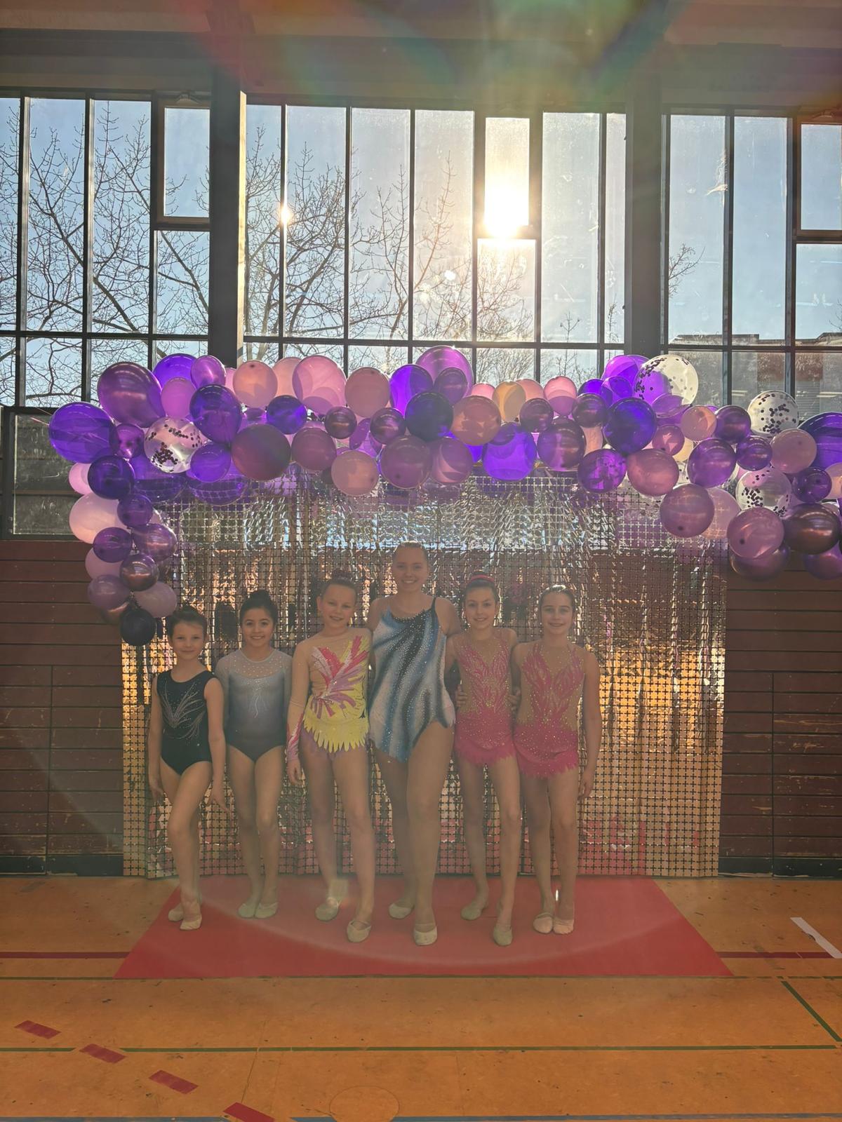 DJK Bruchsal Gymnastinnen Gruppenbild Wintercup